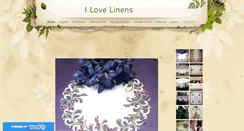 Desktop Screenshot of ilovelinens.com